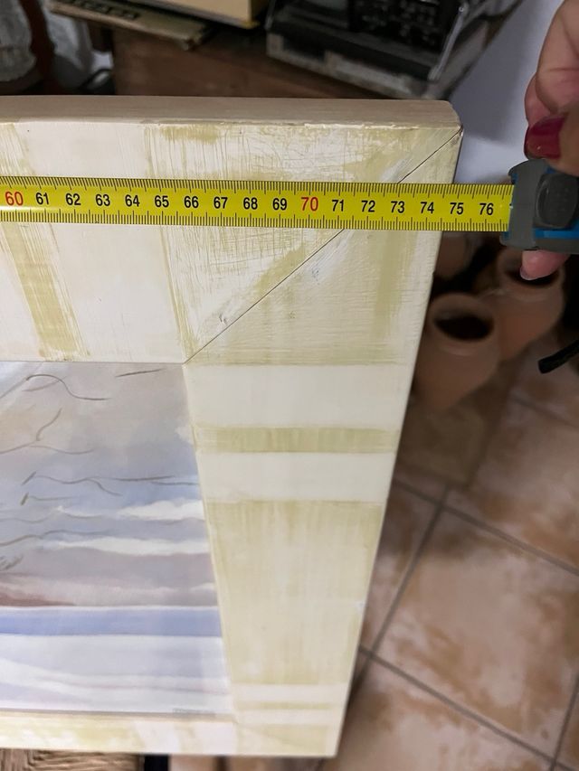 Acuarela enmarcada artista local