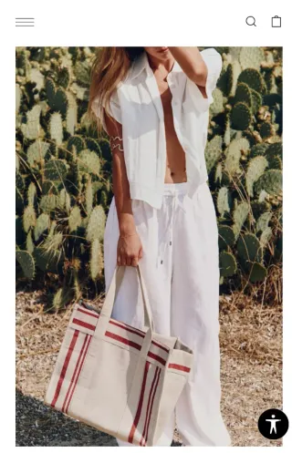 Pantalón de lino blanco Zara