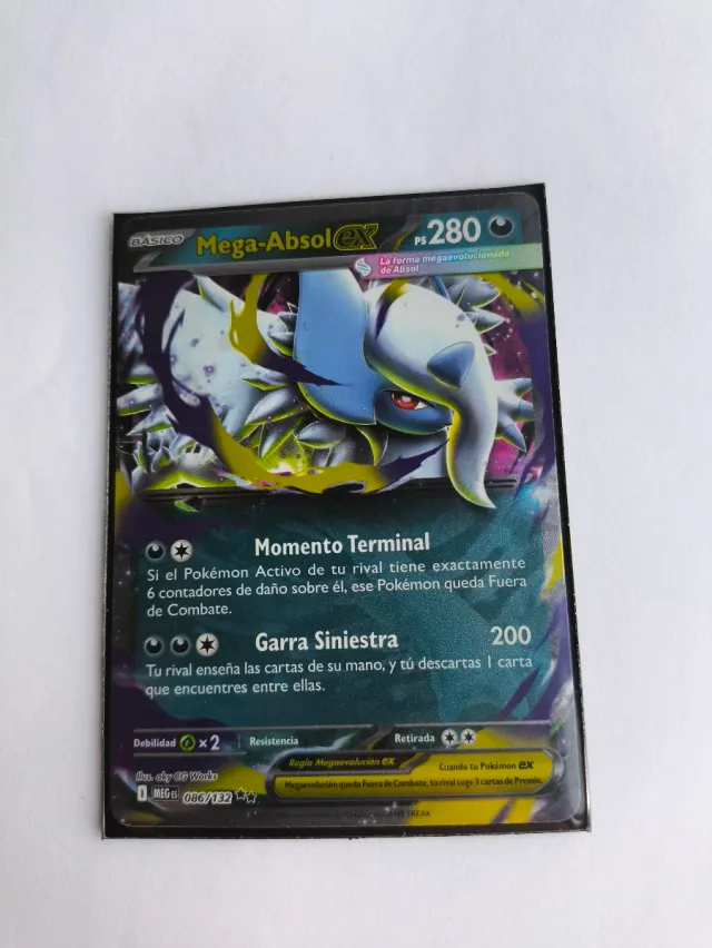 Carta Pokémon Mega Absol EX 280 PS