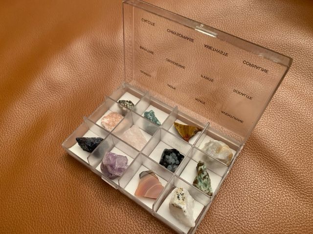 Collezione minerali assortiti