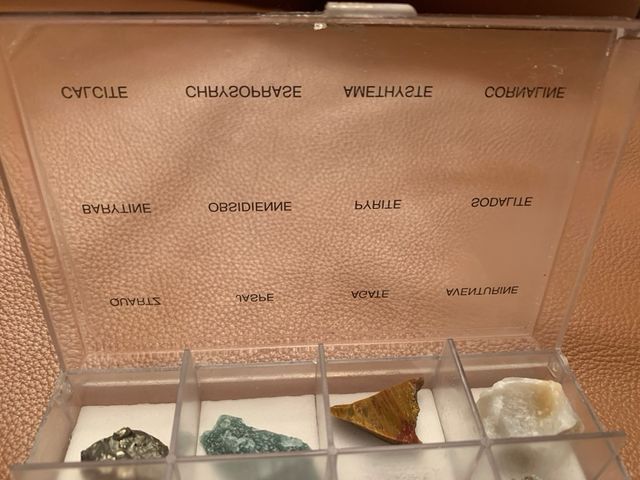 Collezione minerali assortiti