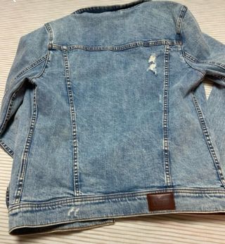 Cazadora vaquera Hollister azul