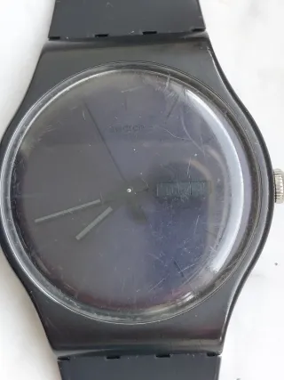 Orologio Swatch Day Date Nero