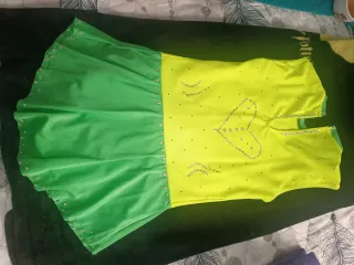 Maillot Gimnasia Rítmica Flores Brillantes