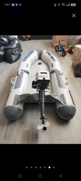 Zodiac Neumática con Motor