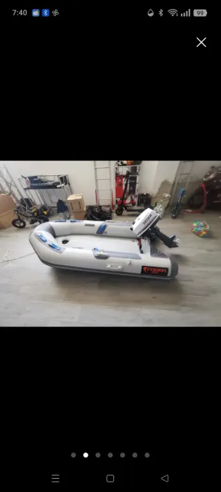 Zodiac Neumática con Motor
