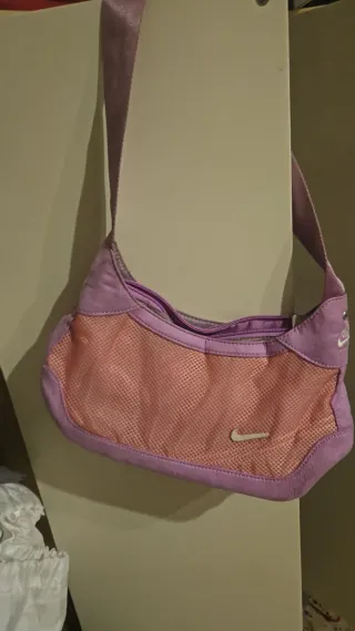 Borsa a spalla Nike rosa e viola