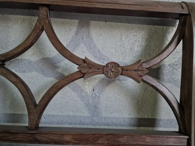 Cabecero de madera vintage