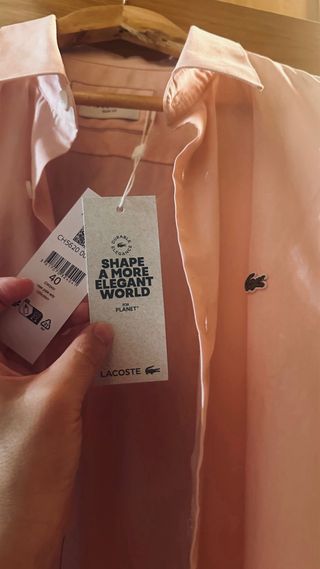 Camisa Lacoste Mujer Talla M Rosa
hombre talla S