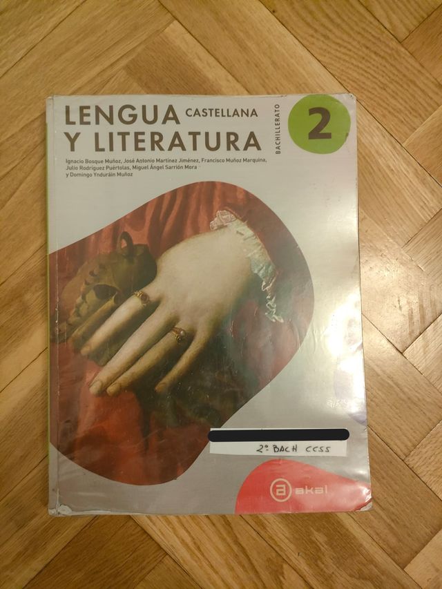 Lengua castellana y literatura, 2 Bachillerato