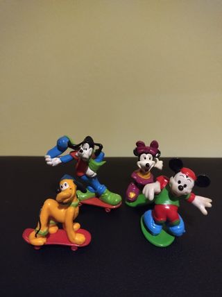 Lotto 4x Disney Skateboard Mini Vintage '90