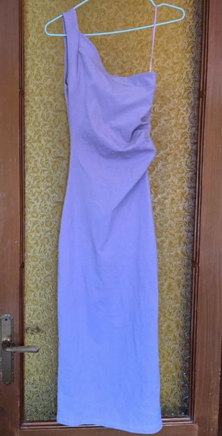 Vestido asimétrico Zara