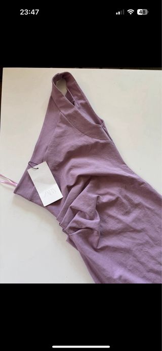 Vestido asimétrico Zara