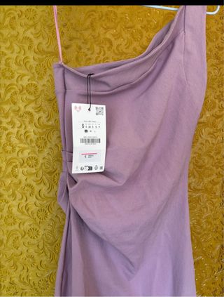 Vestido asimétrico Zara