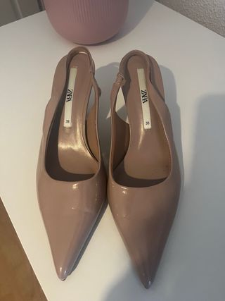 Zapatos Zara Talla 38 Rosa