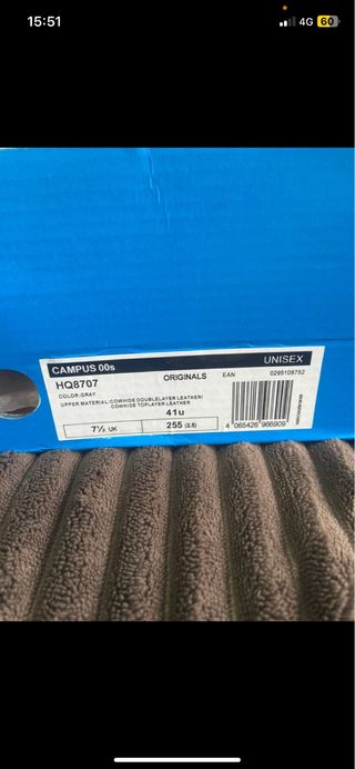 Zapatillas Adidas Campus Grises 