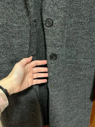 Abrigo ONLY gris talla M