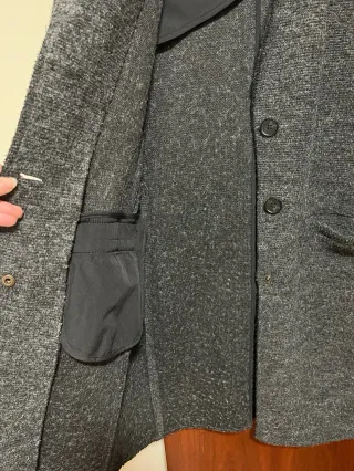 Abrigo ONLY gris talla M