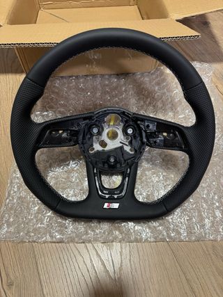 Volante S Negro achatado