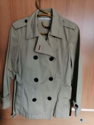 Gabardina corta Tommy Hilfiger Beige Talla XS
