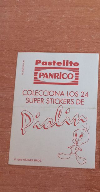 Cromo pastelito panrico