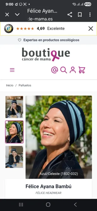 Cappelli oncologici in bambù (3 pezzi). 25€ x unità