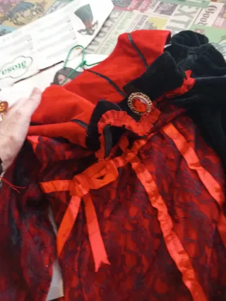 Disfraz Vampiresa Halloween Talla 2