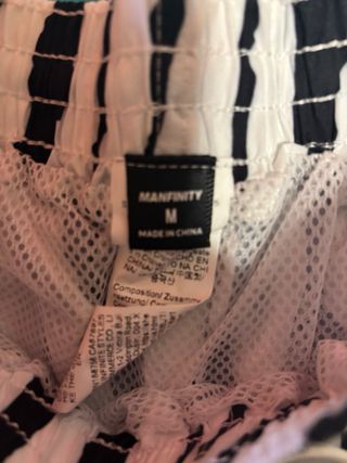 Bañador estampado cebra