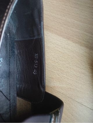 Zapatos confort marrones talla 40