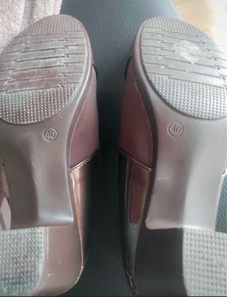Zapatos confort marrones talla 40