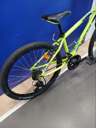 Bicicleta niños mtb 24 pulgadas Rockrider ST 500 amarillo