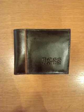 Cartera Billetera Hombre Hugo Boss Marrón