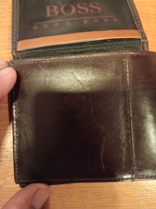 Cartera Billetera Hombre Hugo Boss Marrón