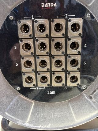 Manguera Múltiple XLR DANDA 30M
