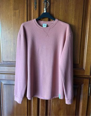 Zara - Felpa rosa uomo unisex a trama