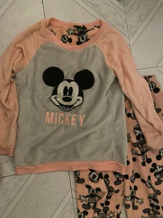 Pijama Mickey Mouse peluche 2 piezas