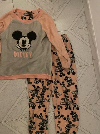 Pijama Mickey Mouse peluche 2 piezas