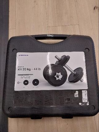 Kit mancuernas 20 kg musculación Corength