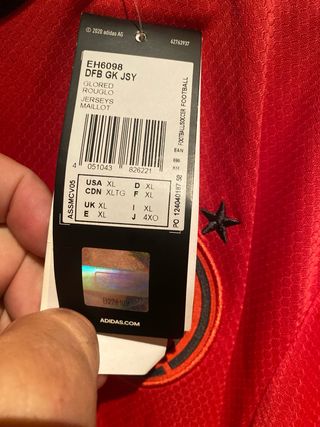 Camiseta Adidas Alemania Talla XL
