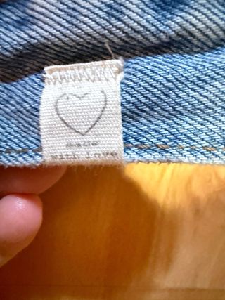 Cazadora vaquera borrego mujer Talla S