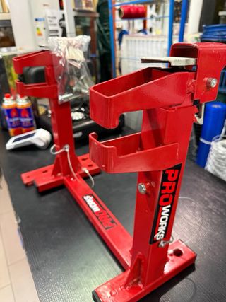 Soporte transporte Moto Pro Works Rojo 