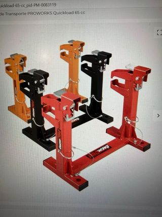 Soporte transporte Moto Pro Works Rojo 