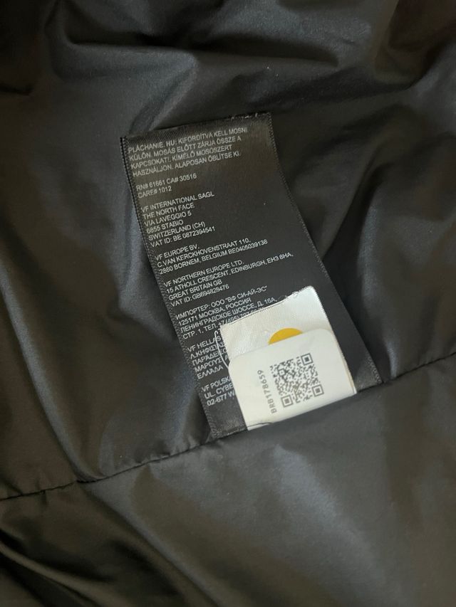 Giubbotto The North Face nero