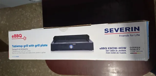Barbacoa Eléctrica Severin eBBQ PG 8567, sem fumaça