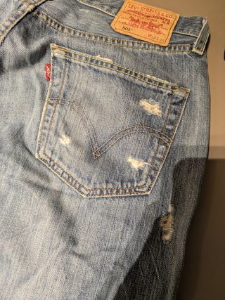 Levi's 501 Jeans W32 Strappati