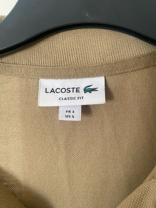 Lacoste Polo Beige Talla M