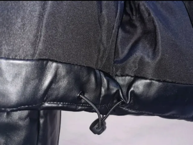 Chaqueta corta acolchada Zara negra