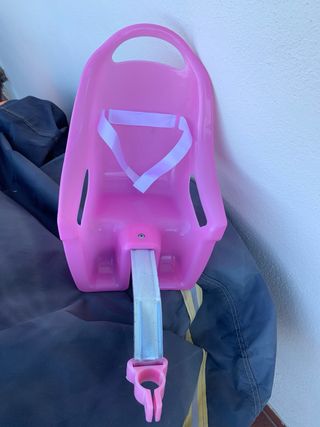 Bicicleta Infantil 20 Rosa con silla portamuñeca