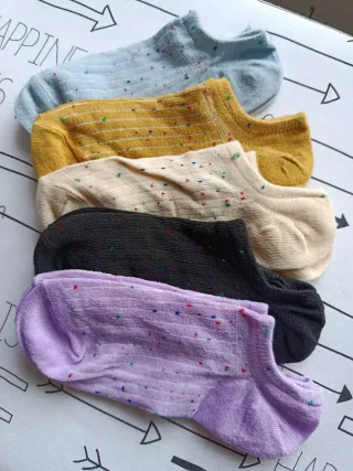 Pack 5 calcetines tobilleros estampados