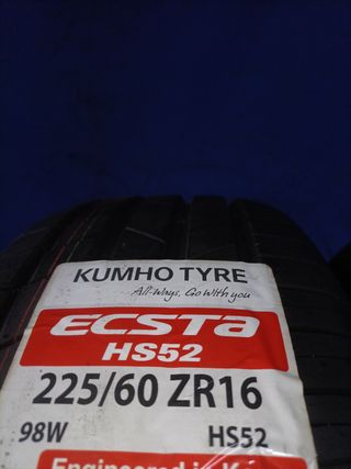 2 Neumáticos Kumho Ecsta HS52 225/60 ZR16 98W